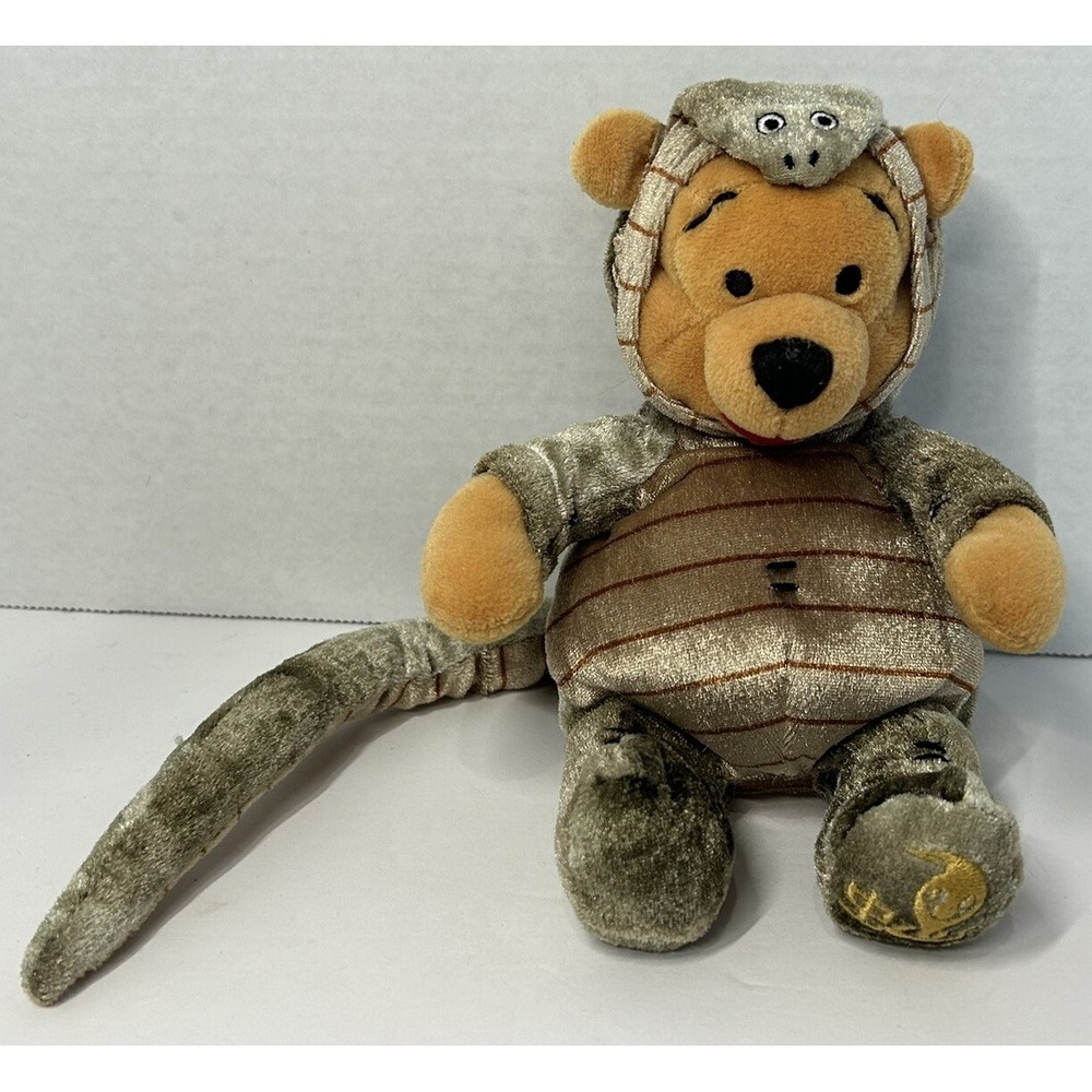 Disney Chinese New Year SNAKE Winnie The Pooh Bear 8" Stuffed Animal Stuffed Toy